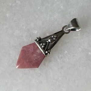 NWOT Sundance Cupid’s Arrow Pendant, Tulip Quartz, Sterling Silver